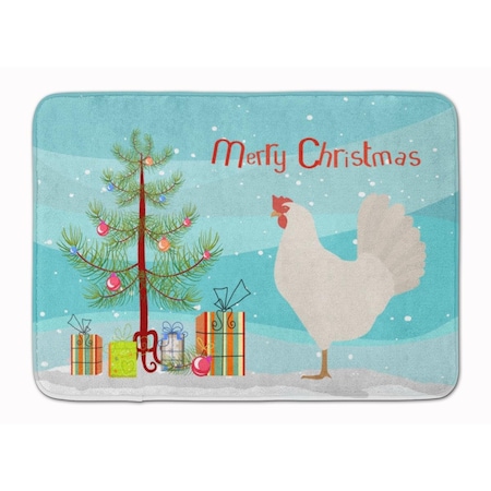 Carolines Treasures Leghorn Chicken Christmas Machine Washable Memory Foam Mat BB9207RUG